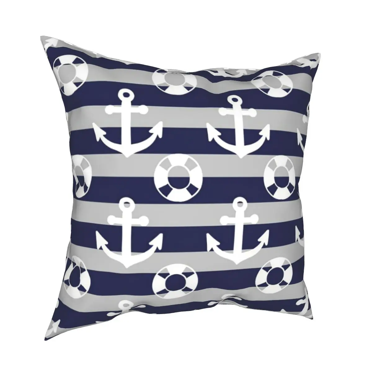 

Black gray striped pillow bed and sofa soft and soft polyester pillow car office decoration cushion pillowcase 45x45cm