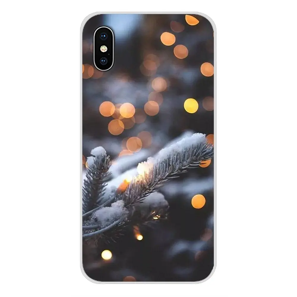 Для Xiao mi 4 mi 5 mi 5s mi 6 mi A1 A2 5X6X8 9 Lite SE Pro mi Max Mix 2 3 2S пейзаж зимний свет снежные аксессуары чехол для телефона - Цвет: images 1
