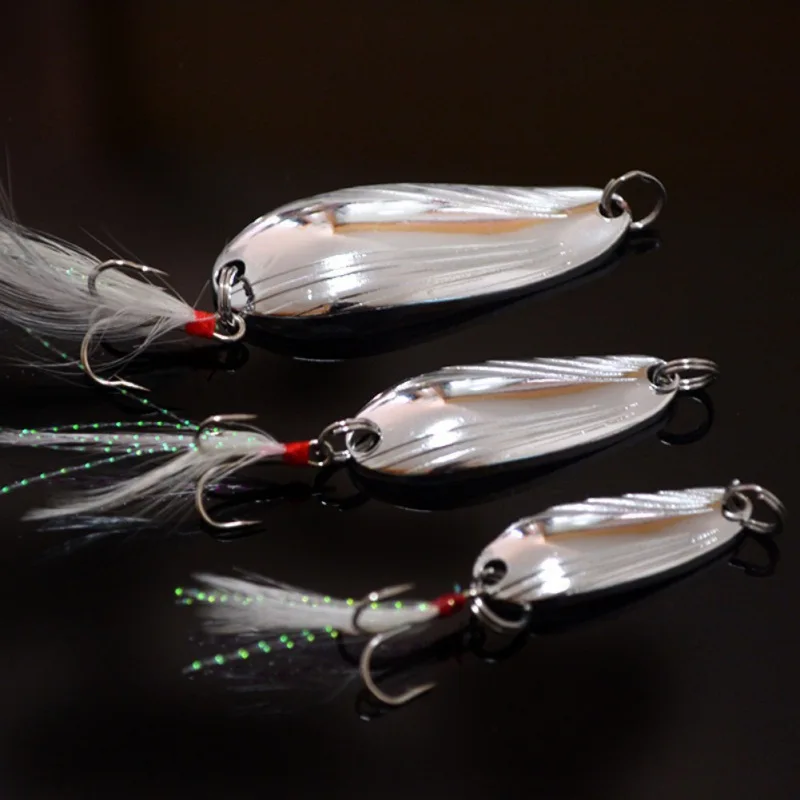 

2021 new Road Sub-fish Bait Iron Tablet Bait Sequins 5g Silver 5 Tablets Road Sub-fish Bait Tie Three Hook Road Bait