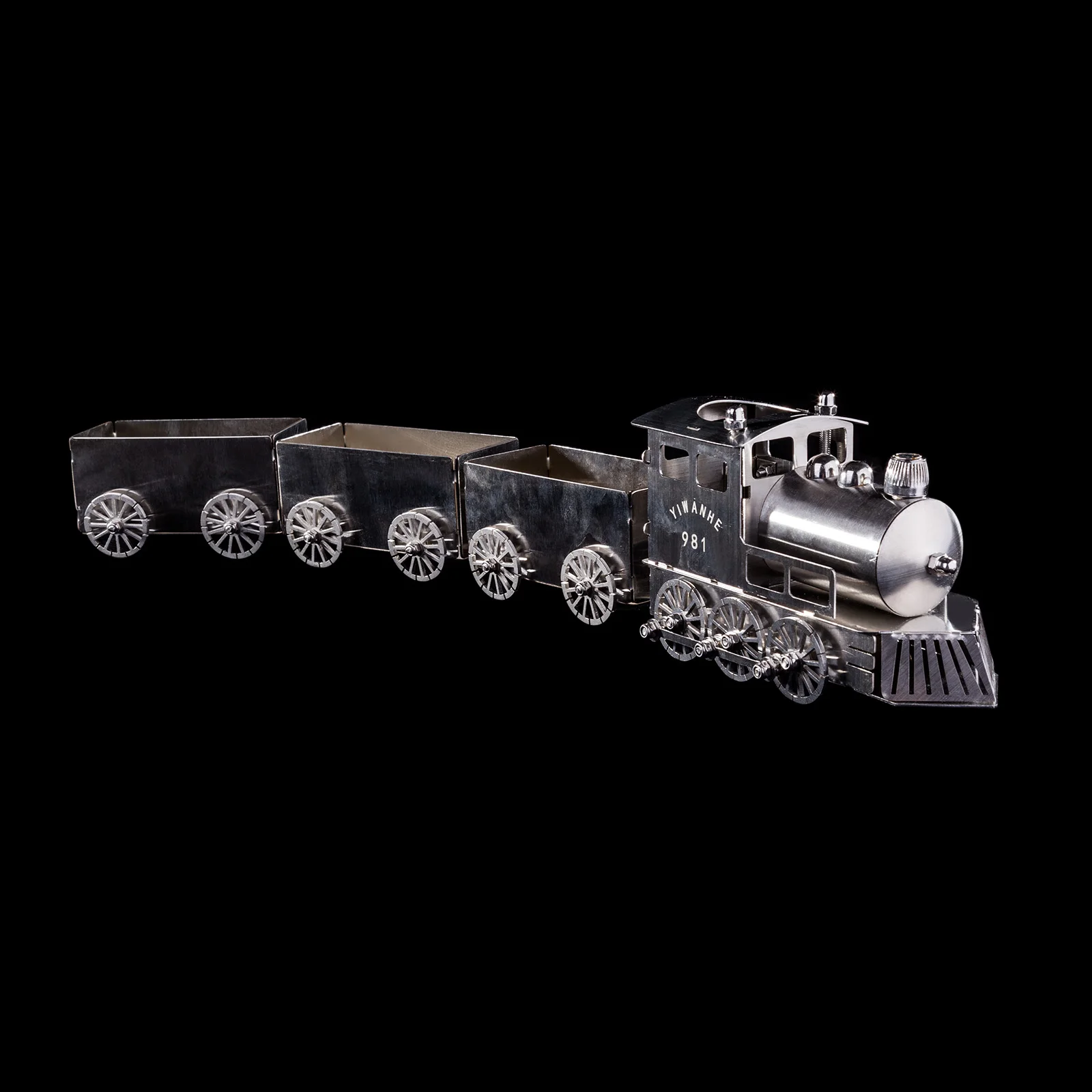 New 3D Metal Mechanical Assembled Finish Model Handmade Crafts Gift for Home Office Decor - Steam Train | Игрушки и хобби