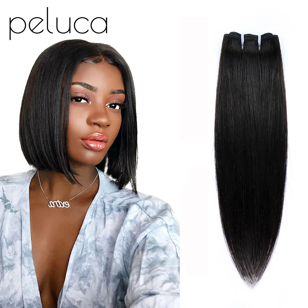 

peluca 10 Inch Brazilian Bone Straight Hair Bundles 100% Human Hair Weave Bundles Straight Virgin Hair Straight pelucas de mujer