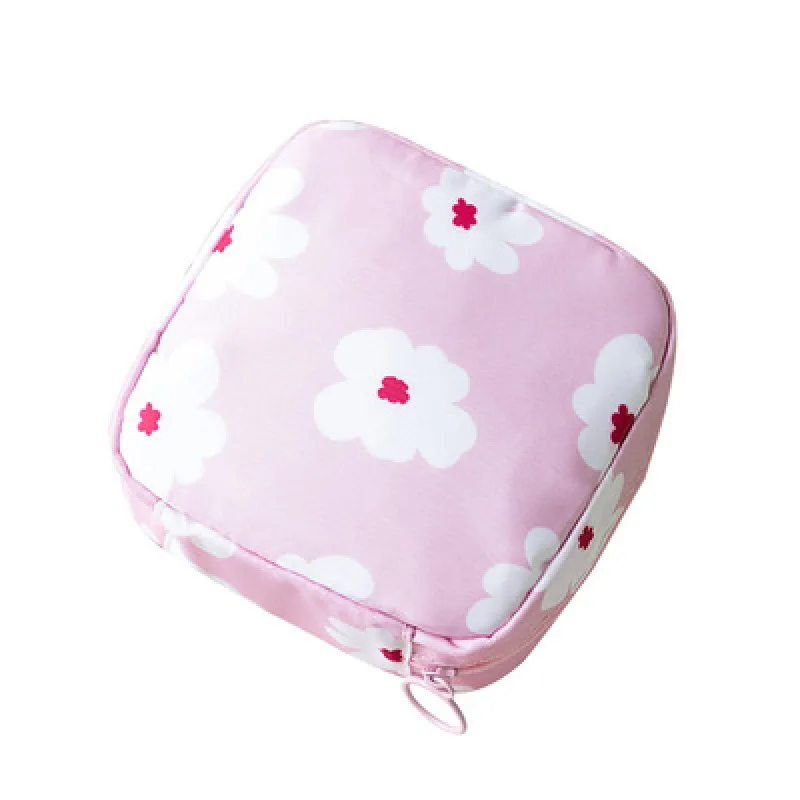 

Tampon Storage Bag for Women, Cosmetic Organizer Bag for Pads, Girls Makeup Organizer