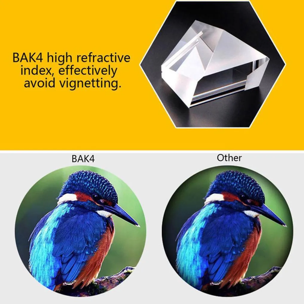 Монокулярный телескоп высокой мощности 8X21 портативный HD оптический BAK4 с ночным