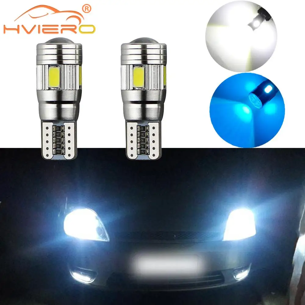 2X T10 белый авто светодиодный T10 Canbus 194 W5W 5SMD 5630 Светодиодный светильник лампа без ошибок светодиодный светильник парковка светодиодный автомобильный боковой светильник стайлинга автомобилей