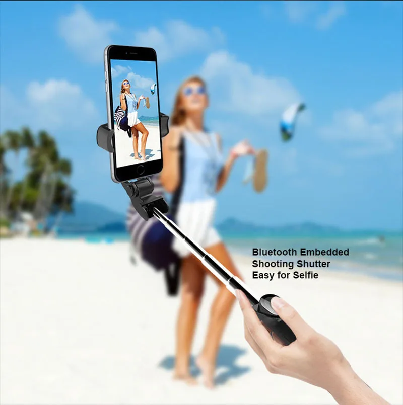 Многофункциональный вращающийся на 360 градусов держатель телефона Выдвижной Bluetooth беспроводной пульт дистанционного управления селфи-палка штатив с зеркалом Многофункциональный вращающийся на 360 градусов держатель телефона Выдвижной Bluetooth беспроводной пульт дистанционного управления селфи-палка штатив с зеркалом