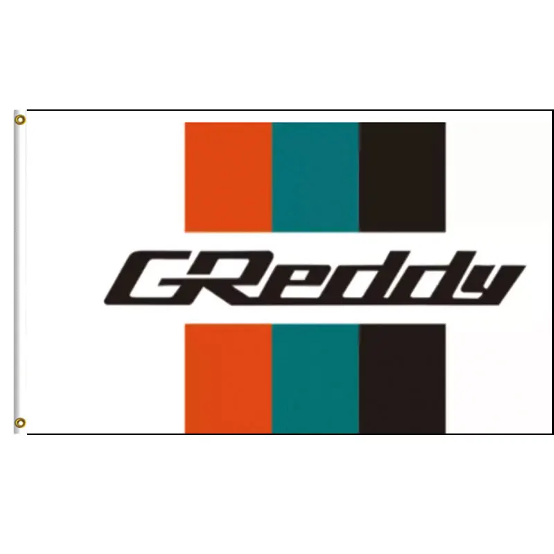 

Флаг Greddy, дизайнерский баннер на заказ, 90x150 см