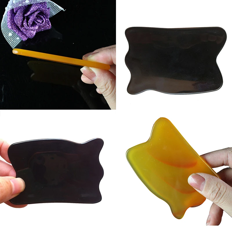 Массажер-тарелка гуаша натуральный пчелиный воск для очистки глаз SPA уход за