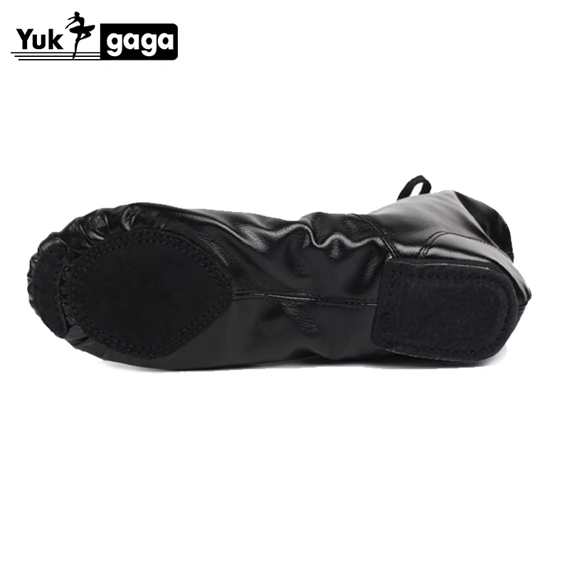 Кроссовки из натуральной кожи для джазовых танцев мягкая обувь унисекс