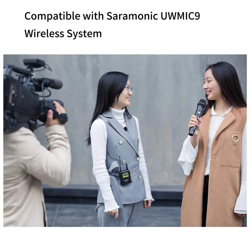 Saramonic UwMic9 HU9 96-Channel Digital UHF беспроводной ручной микрофон со встроенным передатчиком