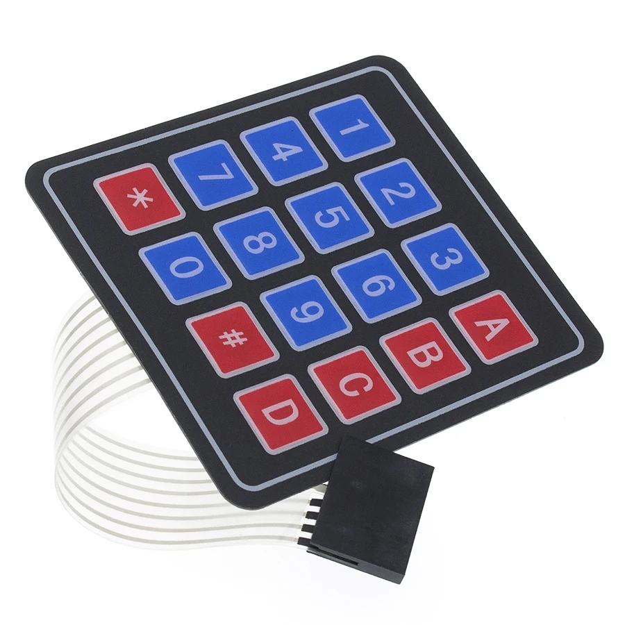 

100pcs 4*4 Matrix Array/Matrix Keyboard 16 Key Membrane Switch Keypad