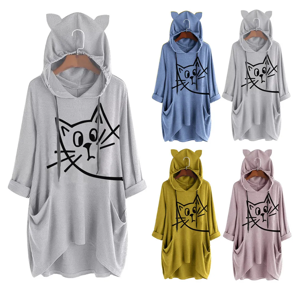 Пуловер с капюшоном толстовки женский джемпер женские спортивные костюмы