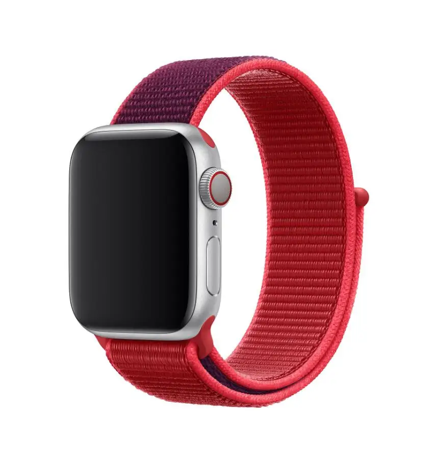 Новинка, цветной тканый нейлоновый спортивный ремешок для Apple Watch, 42 мм, 38 мм, 40 мм, 44 мм, мягкий браслет, ремешок для iWatch, серия 5, 4, 3, 2, 1