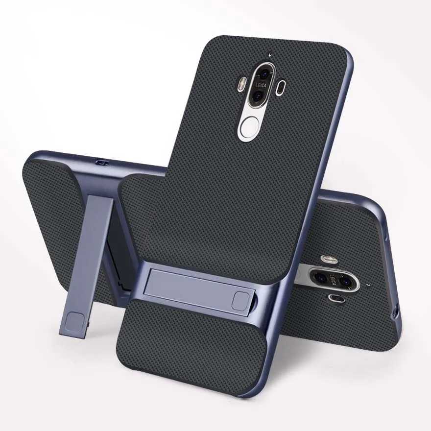 Royce Navy 3D крышка телефона на подставке чехол для huawei mate 9 силиконовый чехол TPU PC 360 Защитный чехол Funda huawei mate 9 mate 9 задняя Броня - Цвет: Royce Navy