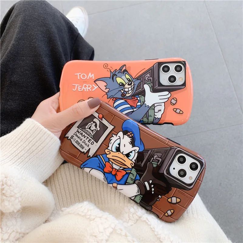 Чехол для телефона с рисунком пушки Дональда Дака iPhone 11 Pro MAX XR XS 7 8 Plus X Роскошный