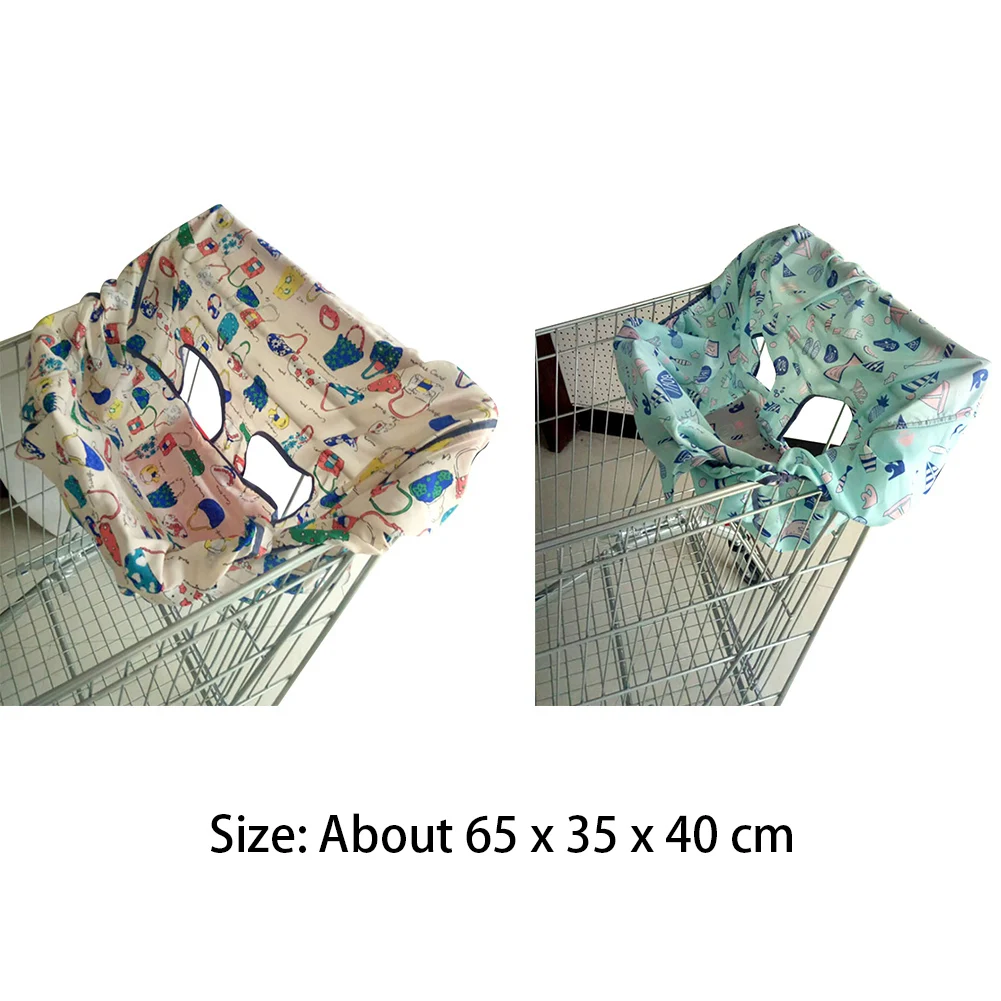 

Supermarket Protection Foldable Keep Clean Portable Dustproof Cover Cart Cushion Multipurpose Elastic Travel Kids Dining Chair