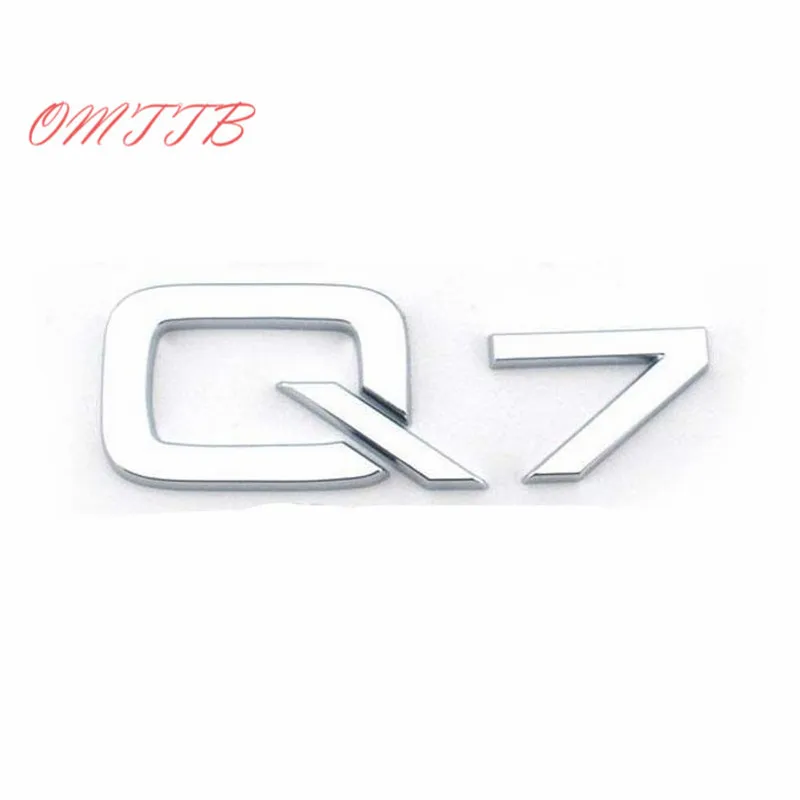 3d-эмблема ABS Chrome Q5 Q7 Эмблема для audi наклейки на заднюю эмблему автомобиля Стайлинг