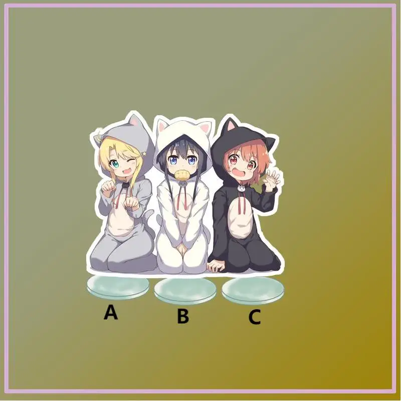 Стенд из аниме Wataten An Angel взлетел ко мне Hoshino Hinata Himesaka Noa Shirosaki Hana акриловая фигурка