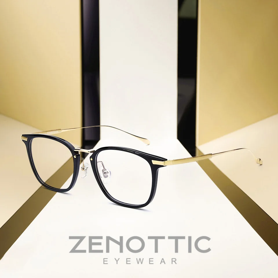 Очки zenotic в стиле ретро для мужчин прозрачные оправы очков при близорукости