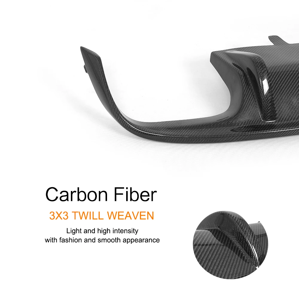 Автомобильный задний спойлер из углеродного волокна с наконечниками для