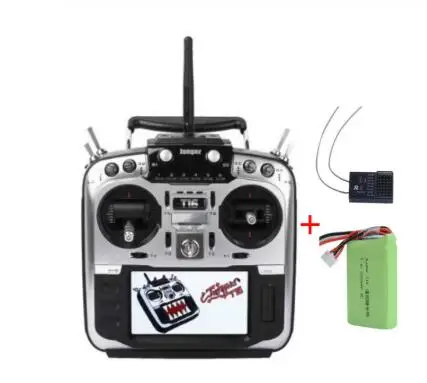 Mode 2 R8 battery Jumper T16 Plus/T16 Pro Hall Gimbal с открытым исходным кодом мультипротокол радио передатчик JumperTX 2,4G 16CH 4,3 дюймов lcd для FPV дрона - Цвет: Mode 2 R8 battery