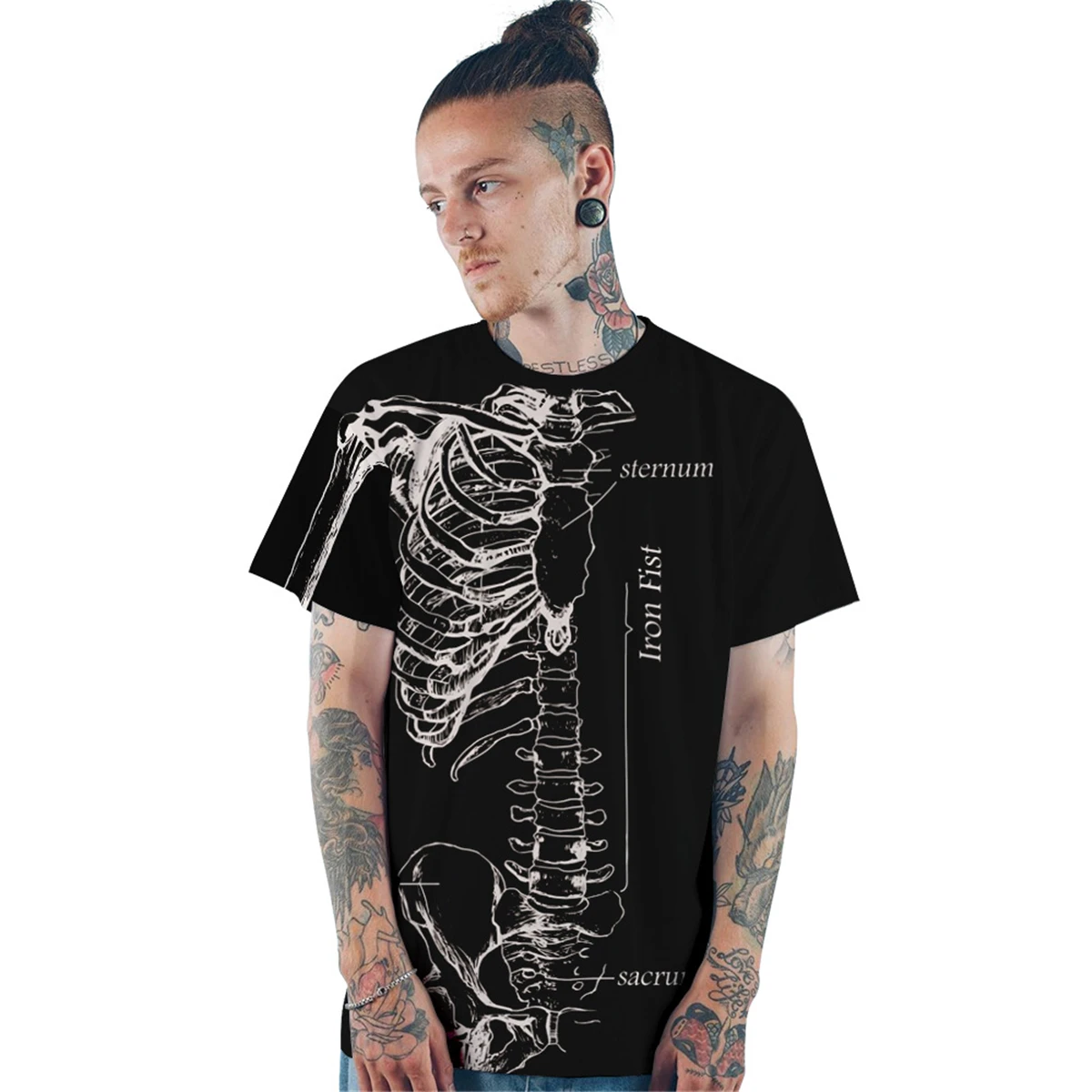 Парные оригинальные смешные футболки унисекс с 3D принтом сердца на Хэллоуин