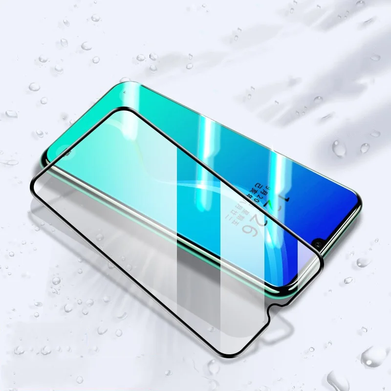 Для OPPO K7 K5 K3 K1 черный край закаленное стекло Защита экрана для 2.5D полное покрытие