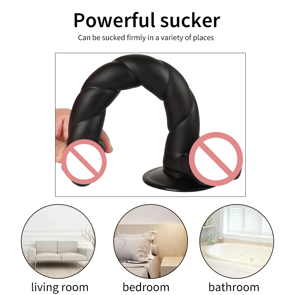 Супер длинный фаллоимитатор с присоской мягкий огромный член асимметричный