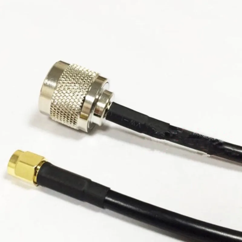 

NJ/SMAJ RF Coaxial RG58 Adapter Cable Jumper Antenna Extender Wi-Fi Connector with 1m wire