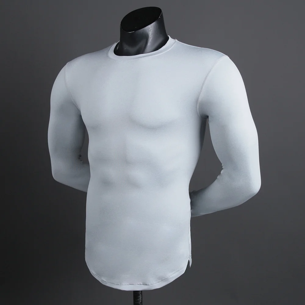 Men's Running Shirts Quick-Drying Compression Sports Shirts Gym Long Sleeve Training Jogging T Shirt for Men Gym Clothing