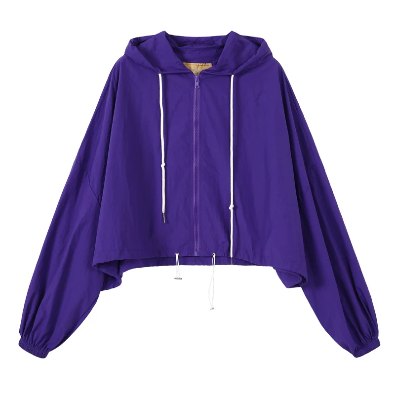 Весна Новая мода с длинным рукавом буквенным принтом высокое качество капюшоном