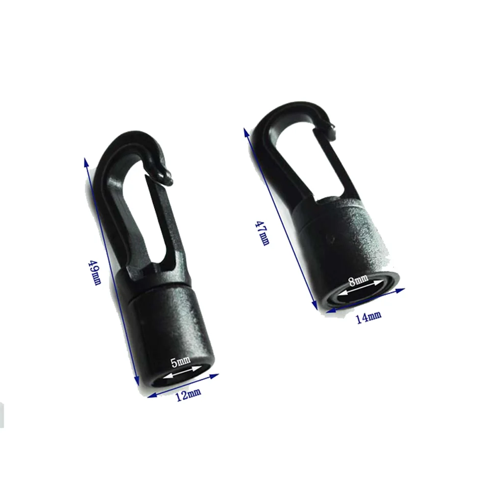 50 шт./лот черный пластиковый пружинный зажим с поворотом на 360 градусов