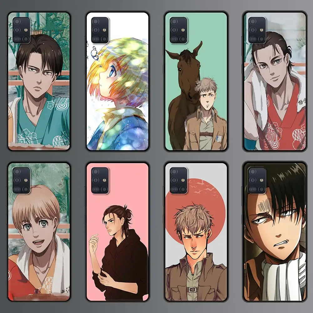 

attack on titan Titans attack Phone Case for Samsung Galaxy A51 A71 A50 A21s A31 A10 A41 A20e A70 A30 A11 A40 A12 Silicon Cover