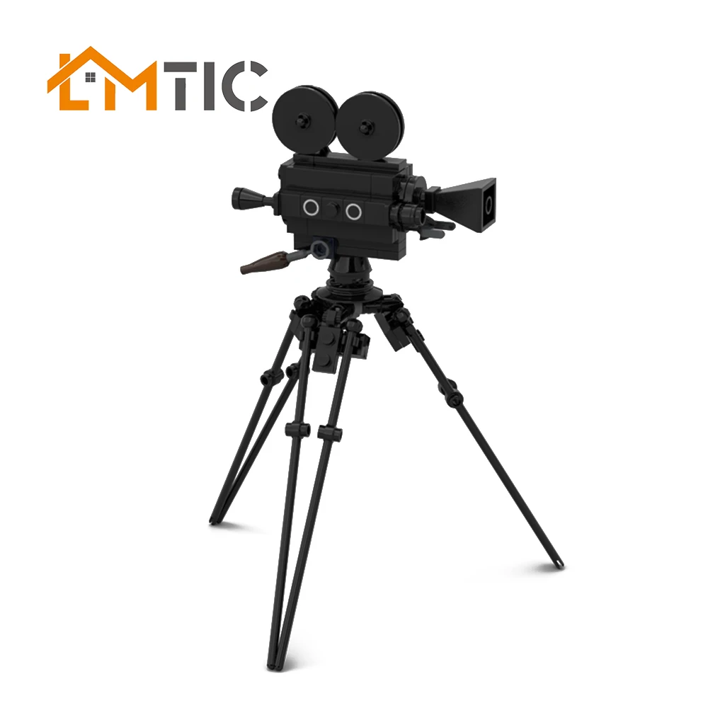 

Old Fashion Movie Camera Building Blocks Brick MOC Set Bricks Diy Toys For Children Christmas Education Gifts