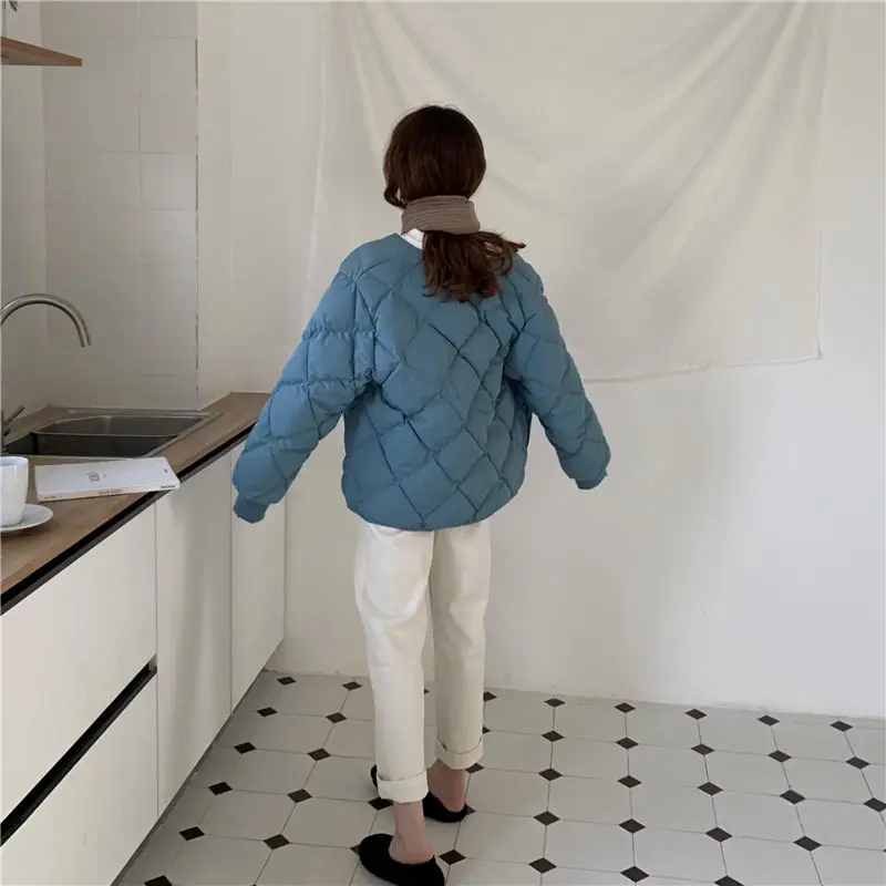 Зимняя модная верхняя одежда повседневные куртки одноцветные топы