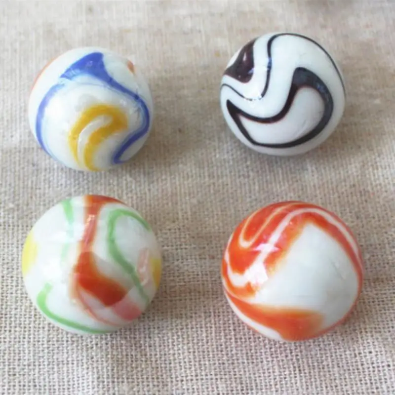 20 шт 25 мм молочно белое стекло Мрамор s детские Run аксессуар наполнителя