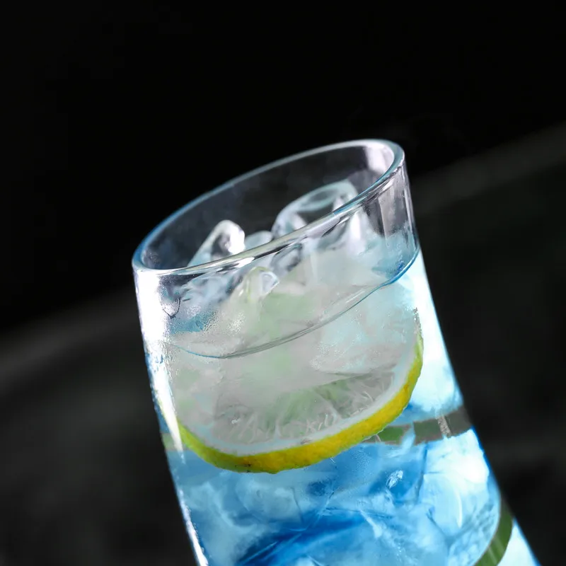 Забавная стеклянная чашка парусник прозрачная винная питьевые бокалы