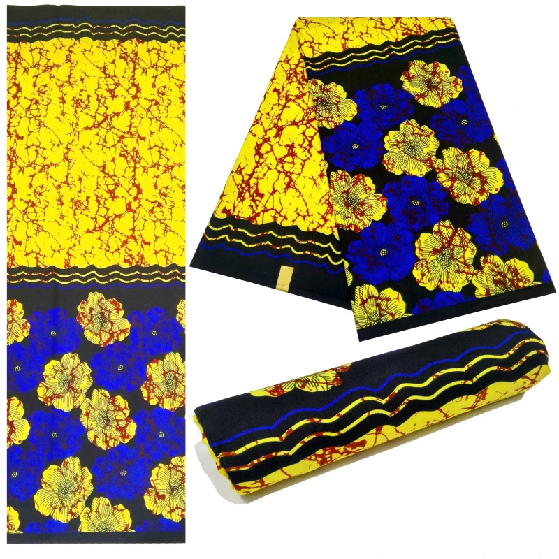 2020 дашикияг Африканский стиль реальный тонкий цвет цветочный принт настоящая