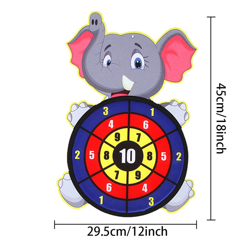 С изображением мультипликационных персонажей для детей липкий целевой мяч Дарт