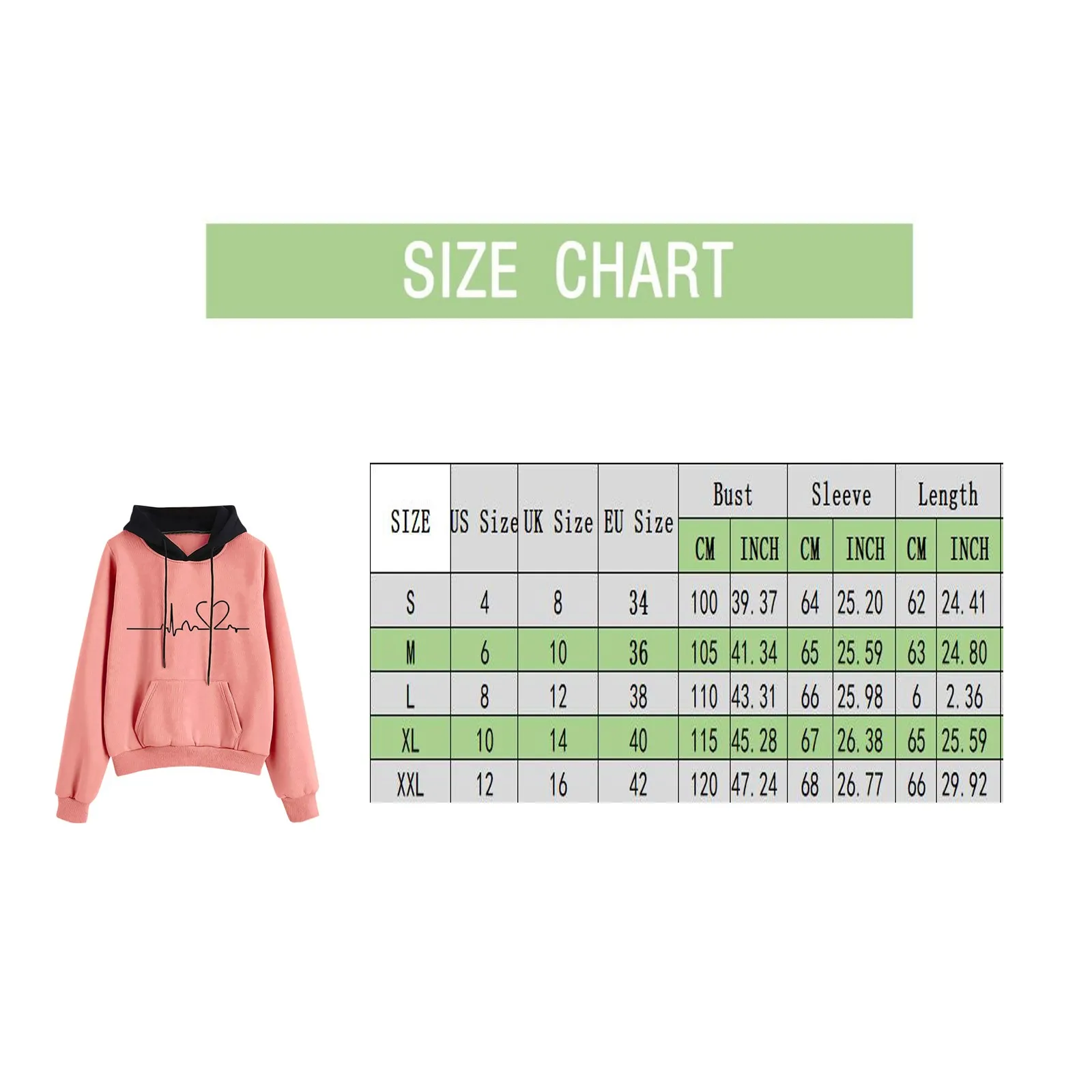 

Harajuku Women Hoodies Fashiong Oversized Casual Solid Color Long Sleeve Pouch Pocket Pullover Patchwork Hooded Top Grunge#30