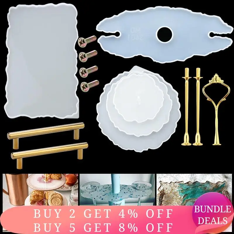 Эпоксидная смола каботажные Формы Силиконовый поднос винный Стеклянный Стеллаж