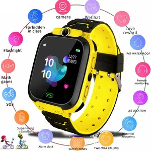 beesclover q12b smart watch for kids smartwatch phone watch for android ios waterproof lbs positioning 2g sim card dail call r20 free global shipping