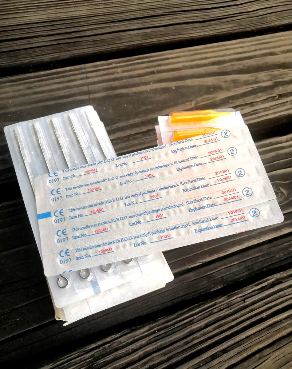 50 шт. 3RL 5RL 7RL 9RL 11RL размер иглы татуировки+ 50 шт. 3/5/7/9/11RT Размер Белый Одноразовые татуировки насадки для татуировок комплект