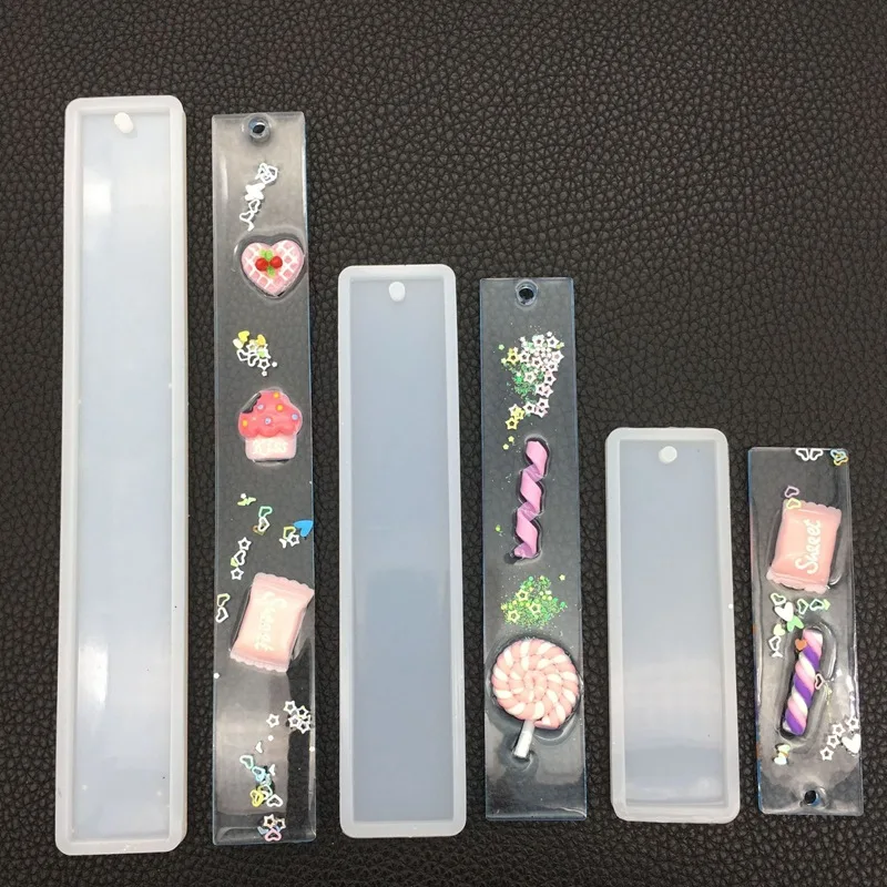 

2021 Silicone DIY Bookmark Casting Mould DIY Craft Silicone Mold Bookmark Mold Making Epoxy Jewelry Supplies HOT SALE