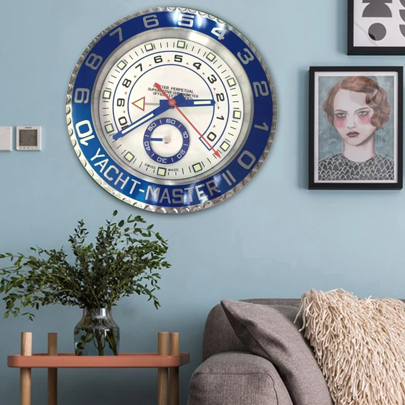 Роскошные Настенные часы Clcok металлические настенные наручные искусство лучший