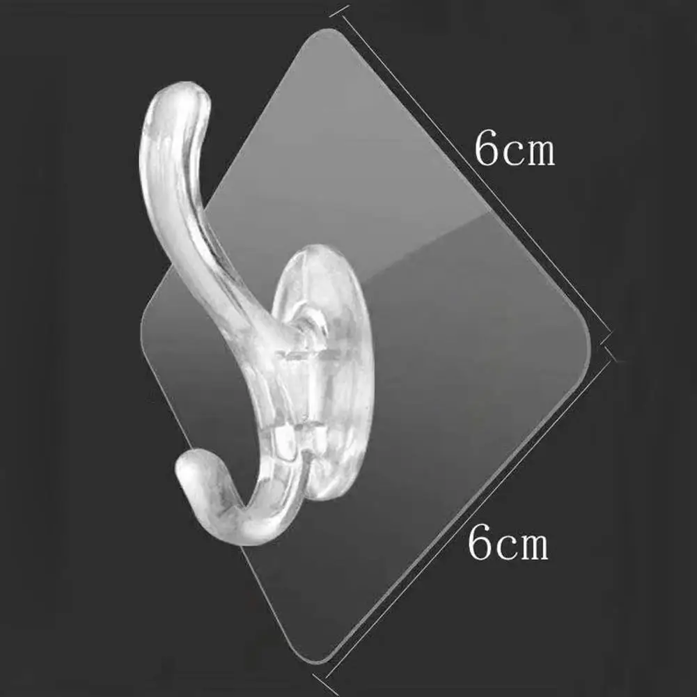 

1PC Waterproof Paste Hook Multi-Function Free Perforated Wall Hanging Movable Coat Hook For Bathroom Kitchen Storage Tools
