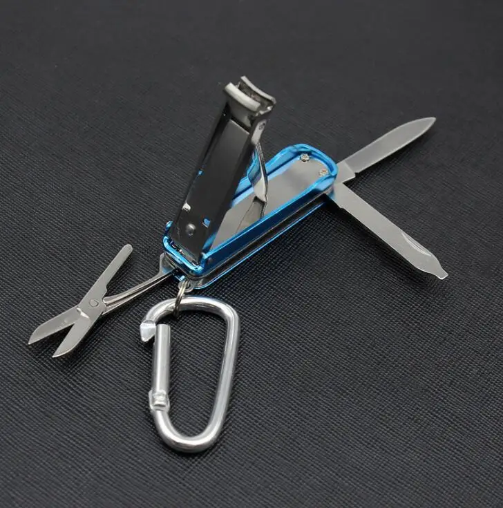 5 в 1 портативный многофункциональный Резак Брелок носок ножницы для ногтей