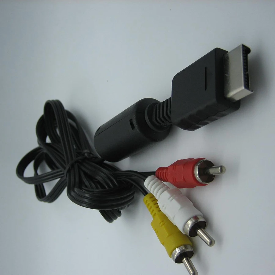 Кабель AV 3 RCA для Sony Playstation PS1 PS2 консоли PS3 | Электроника