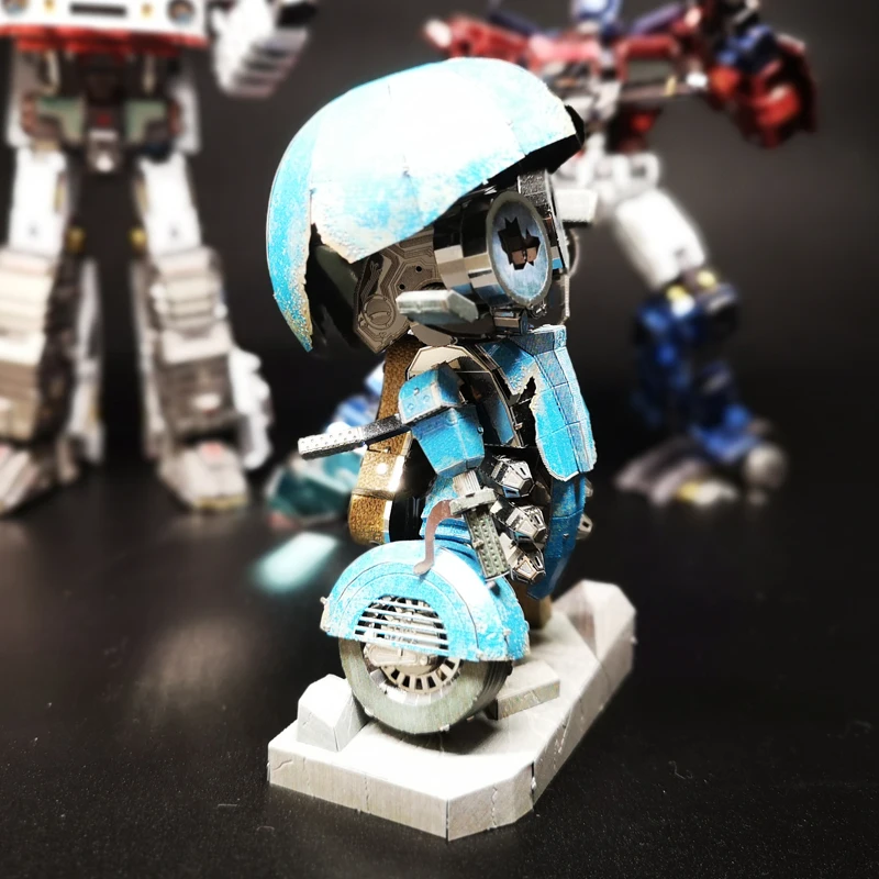 MU 3D металлическая головоломка Sqweeks последний Рыцарь Модель наборы YM-N054 DIY 3D лазерная резка сборка головоломки игрушки Автоботы