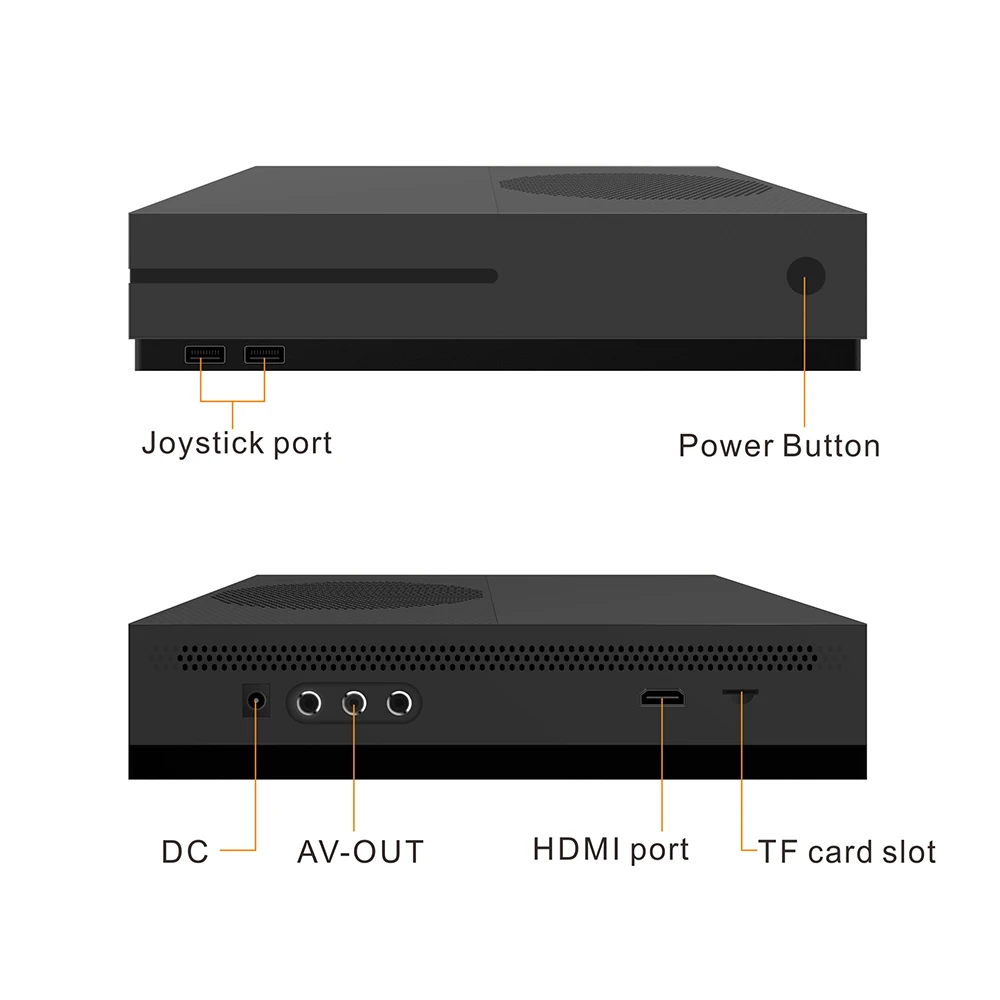 Игровая консоль HD 64 бит с поддержкой 4K TV выход Встроенные 800 игр для PS1/GBA Ретро