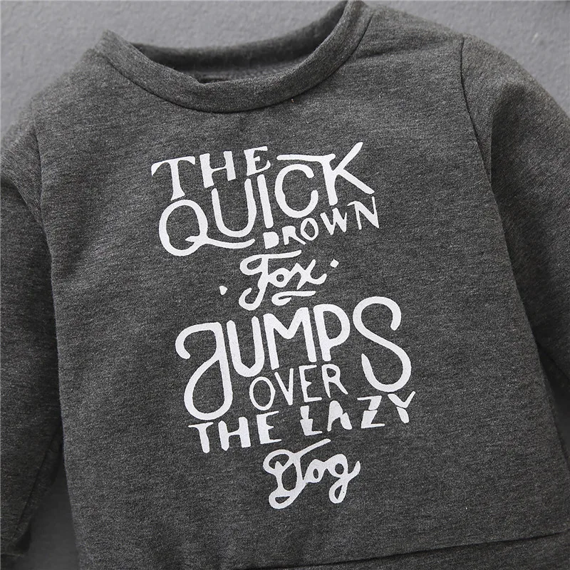 Toddler Baby Sweatshirts Letter Print Round Neck Long Sleeve Hoodies Top for Birthday Party Photography Vacation 3-24Months